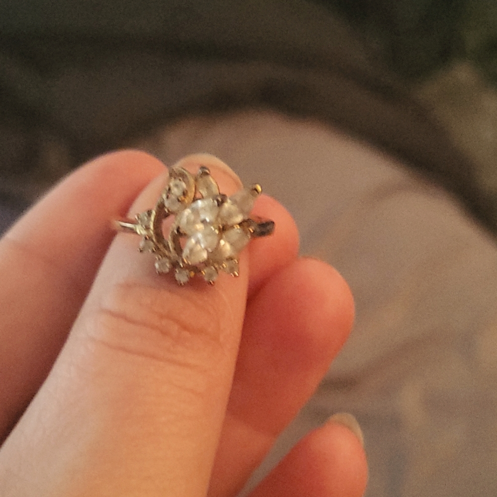 Sterling silver CZ ring